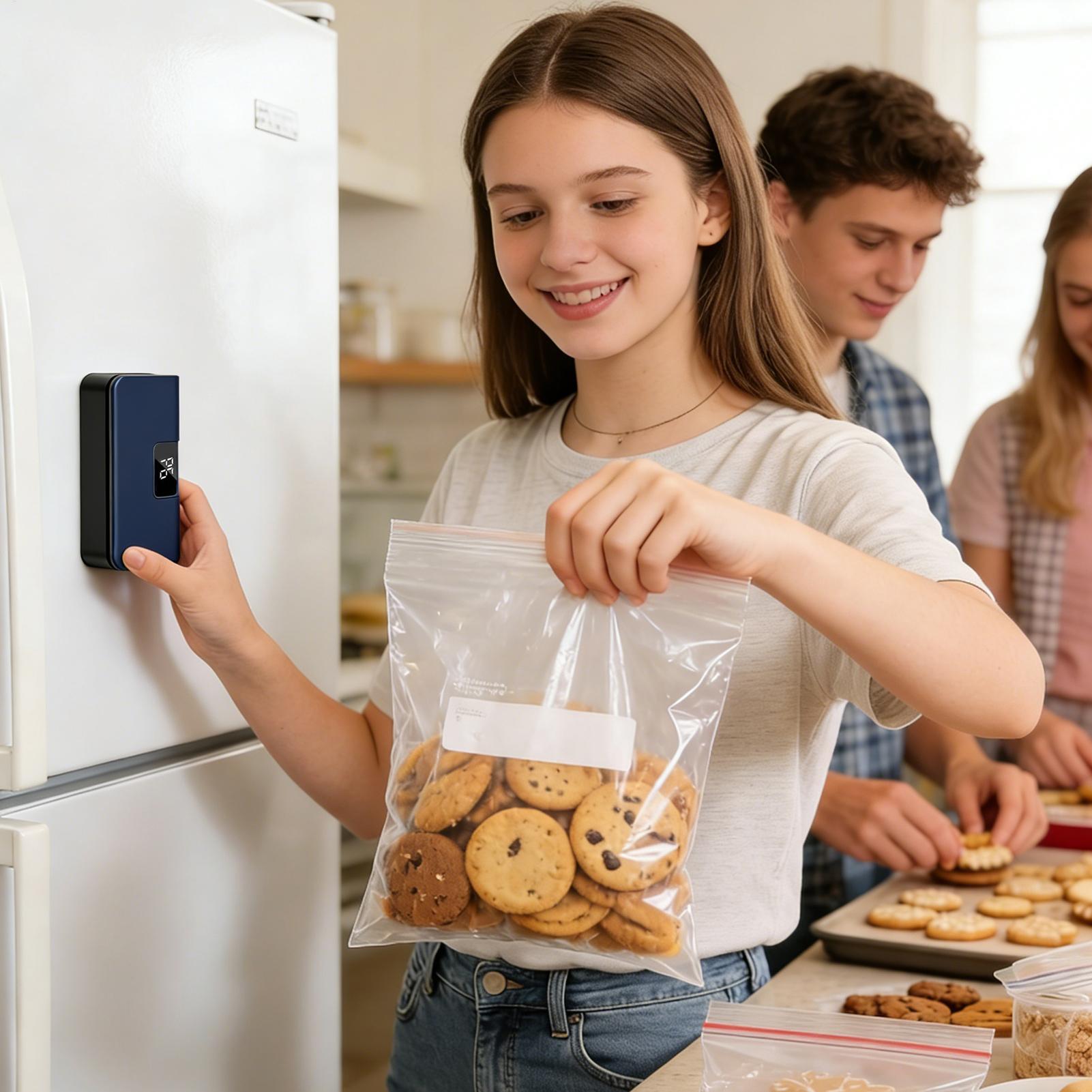 Meal Prep Bag - Mini Poşet Kapatıcı LED Ekranlı Taşınabilir