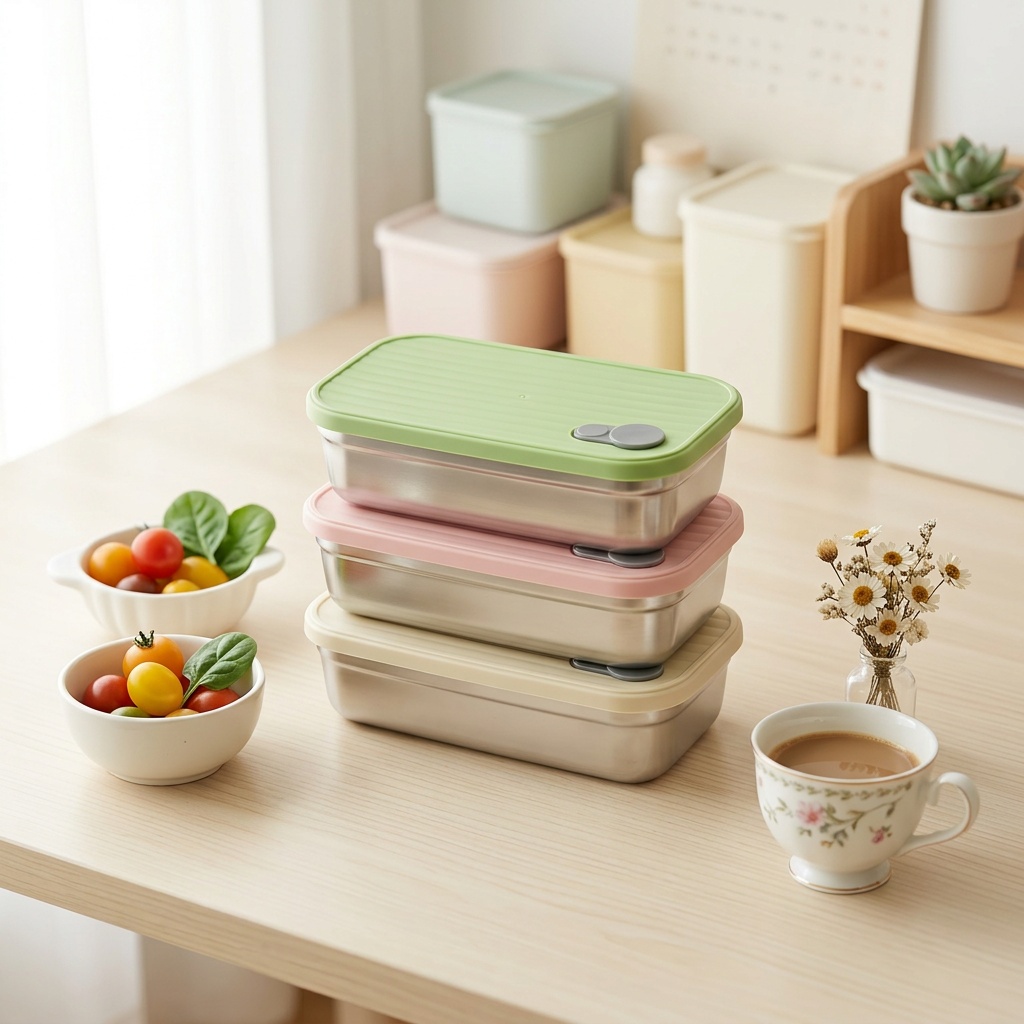 Meal Prep Dinners - Paslanmaz Çelik Bento Kutusu Metal Öğle