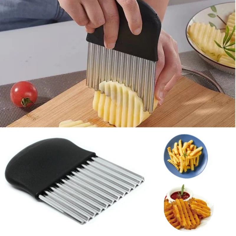 Onion Holder Slicer - Paslanmaz çelik patates Chip dilimleme hamur