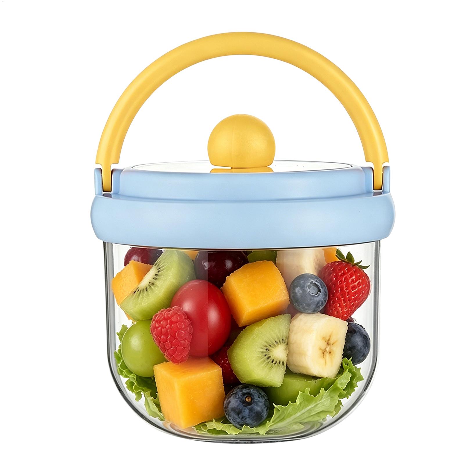 Meal Prep Jar Salad - 600 ml Seyahat Salata Kabı Sızdırmaz