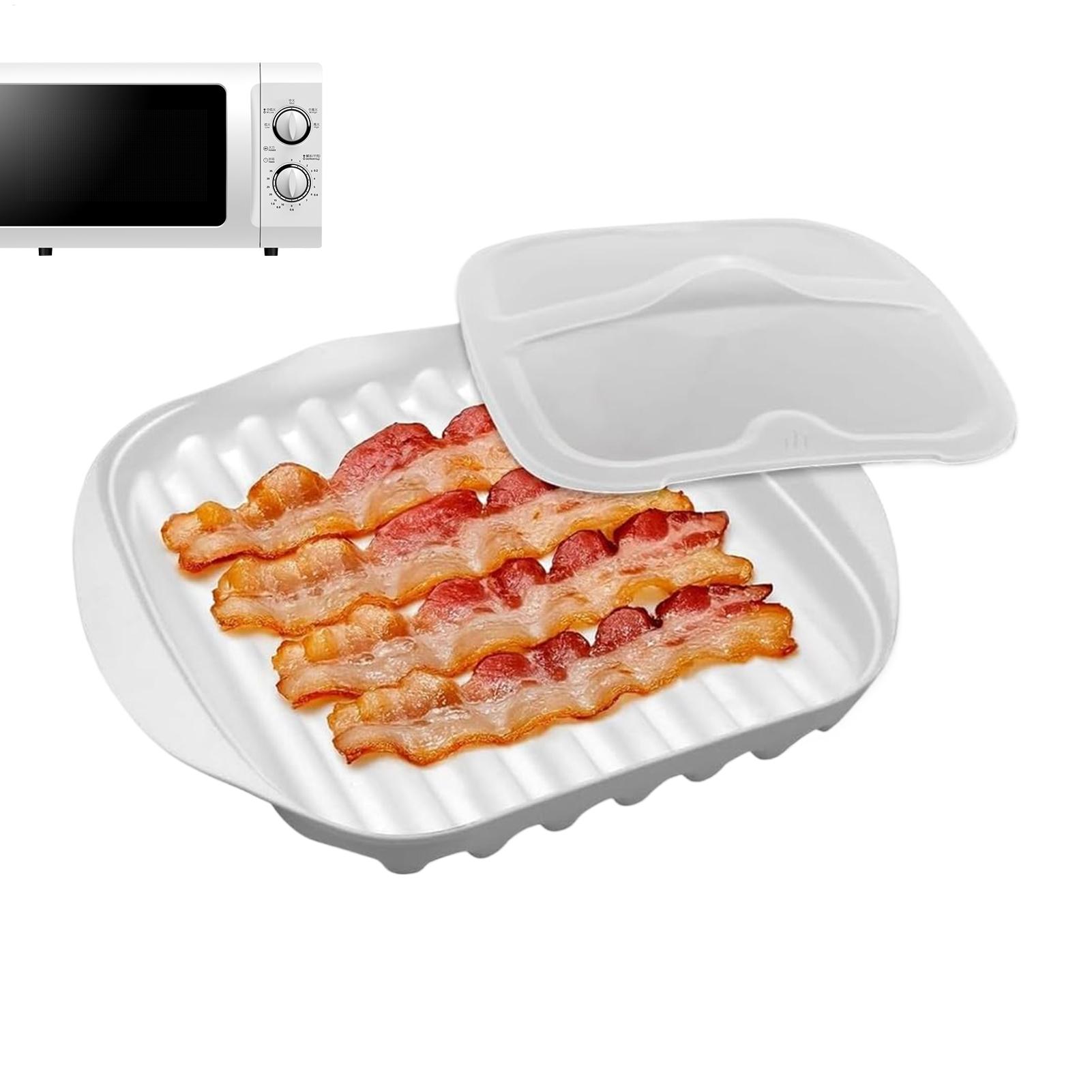 Meal Prep Hot Dogs - Mikrodalga Bacon Tepsisi Yapışmaz Mutfak Gereçleri