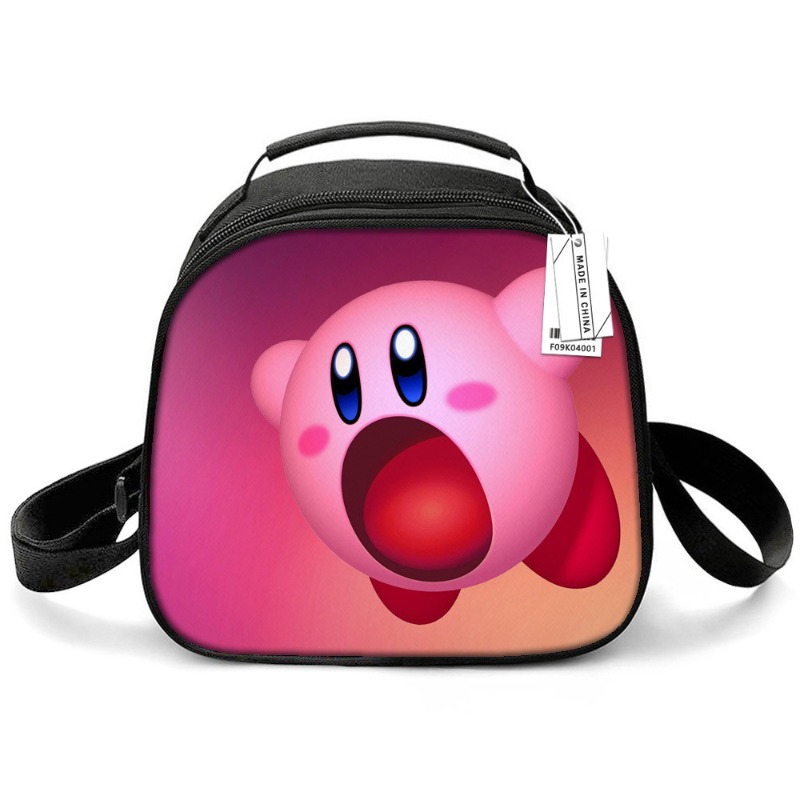 Meal Prep Bag - Kirby Oyunu Sevimli Karikatür Baskı Yalıtımlı