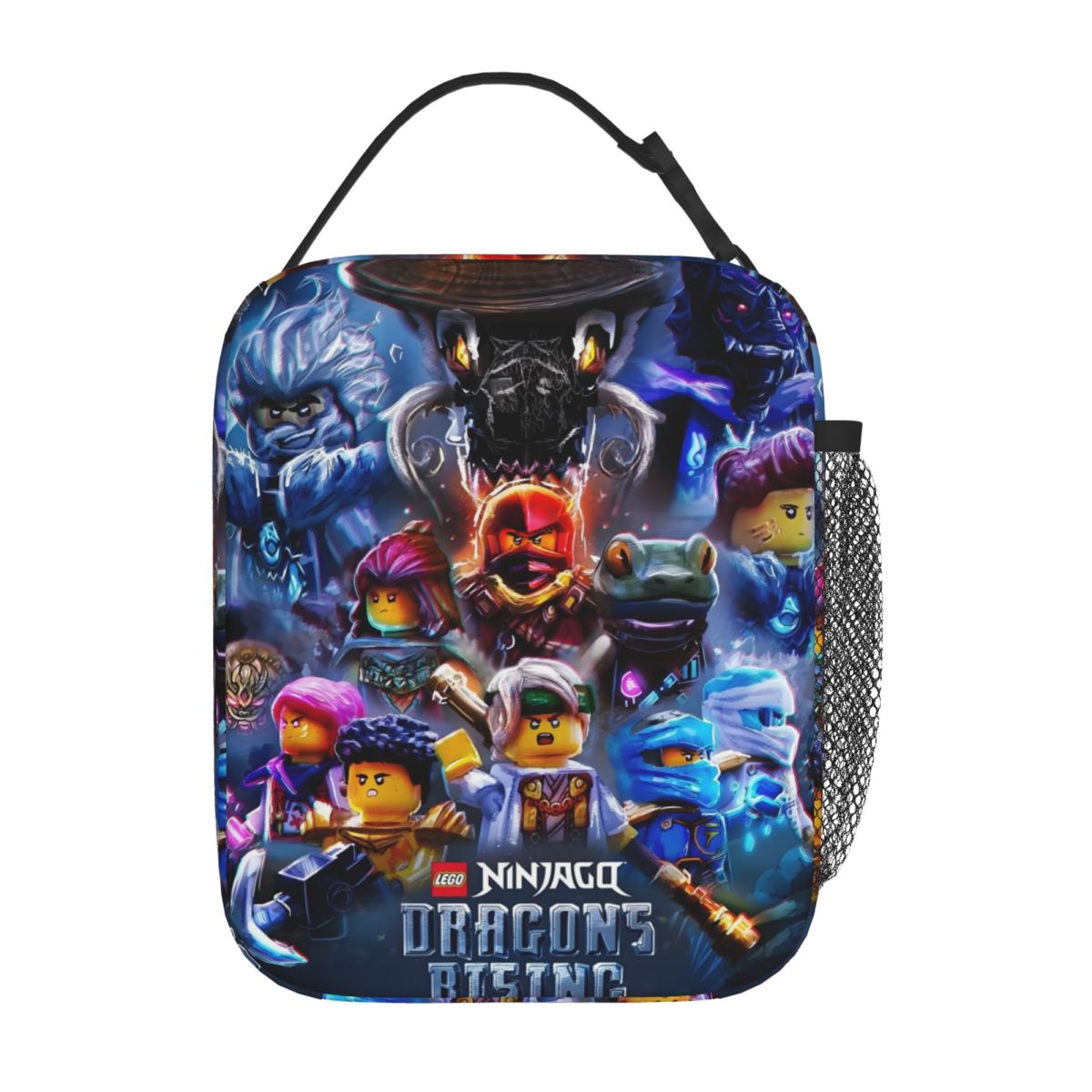 Meal Prep Bag - Özel N-Ninjago Kahraman Takımı Yeniden Kullanılabilir