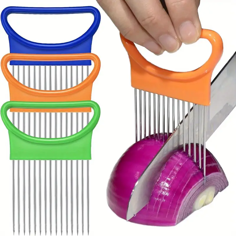 Onion Holder Slicer - 4'ü 1 Arada Mutfak Aleti Sihirli