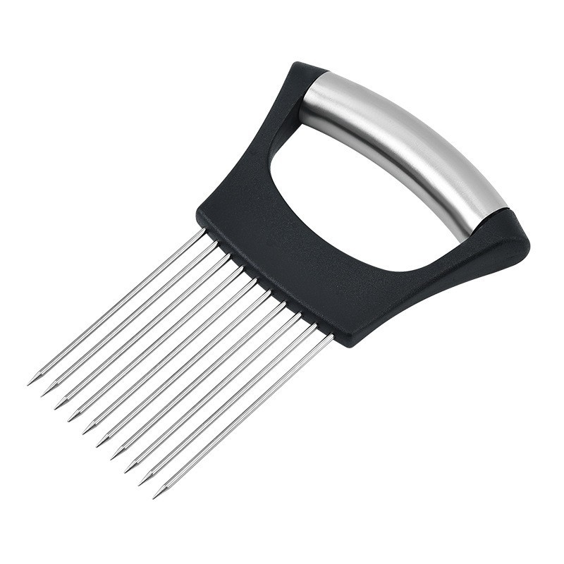 Onion Holder Slicer - Paslanmaz Çelik Soğan Dilimleyici Tutucu, Çok