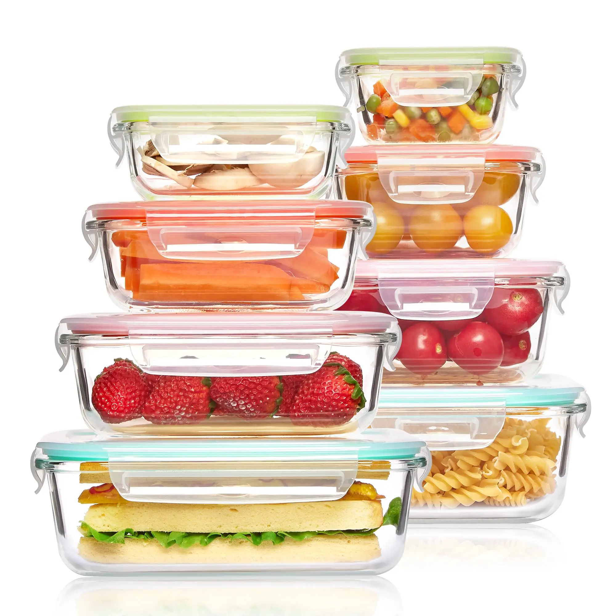 Meal Prep Dinners - Cam Öğle Yemeği Kutusu Gıda Saklama