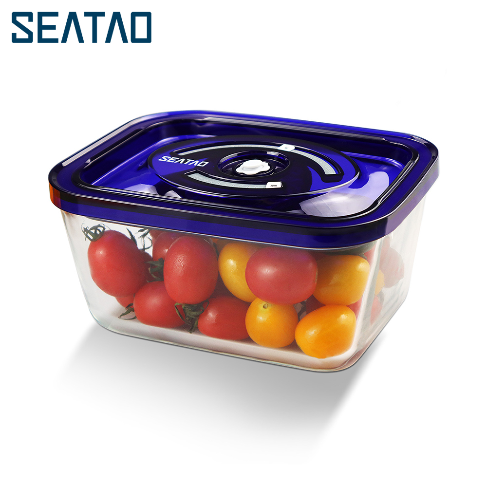 Meal Prep Dinners - SEATAO cam gıda saklama kapları, kapaklı