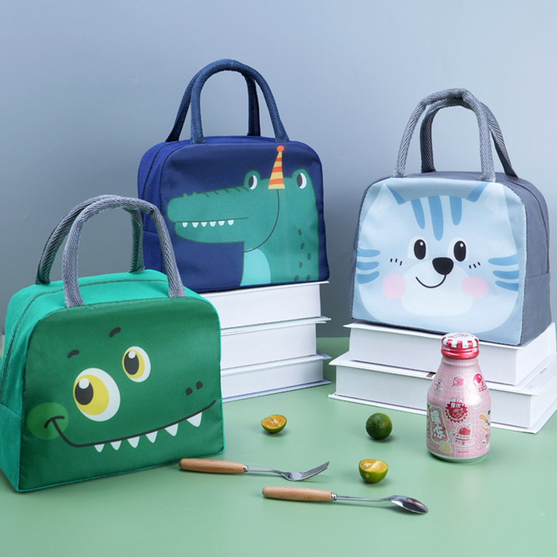 Meal Prep Bag - Karikatür sevimli taze soğutucu öğle yemeği