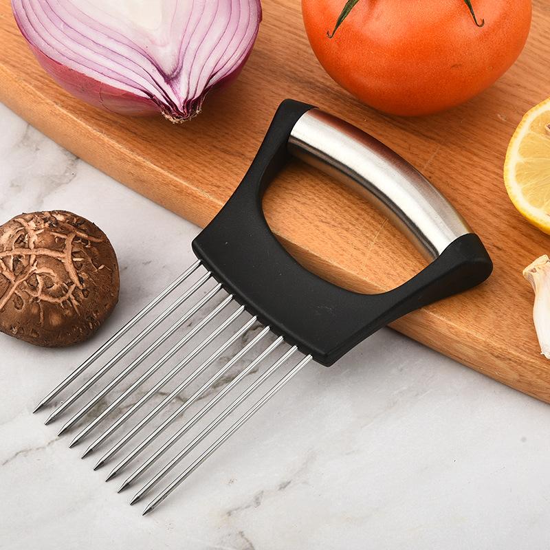 Paslanmaz Çelik Soğan Kesici T - Onion Holder Slicer incelemesi ve fiyatı