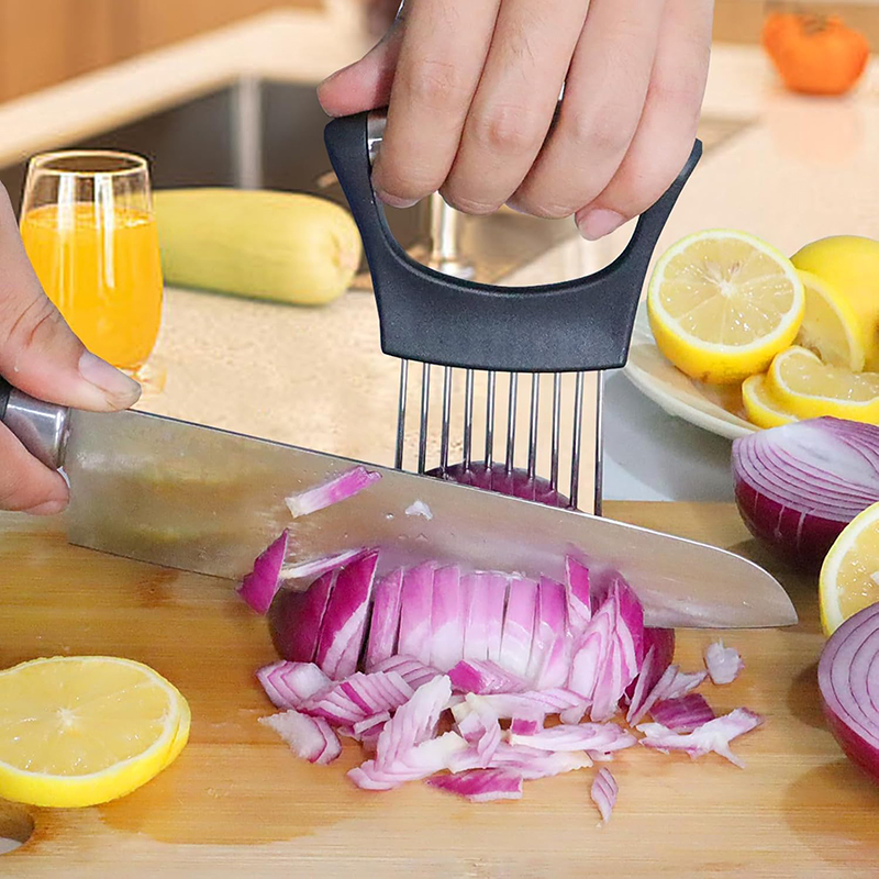 Paslanmaz Çelik Soğan Dilimlem - Onion Holder Slicer incelemesi ve fiyatı