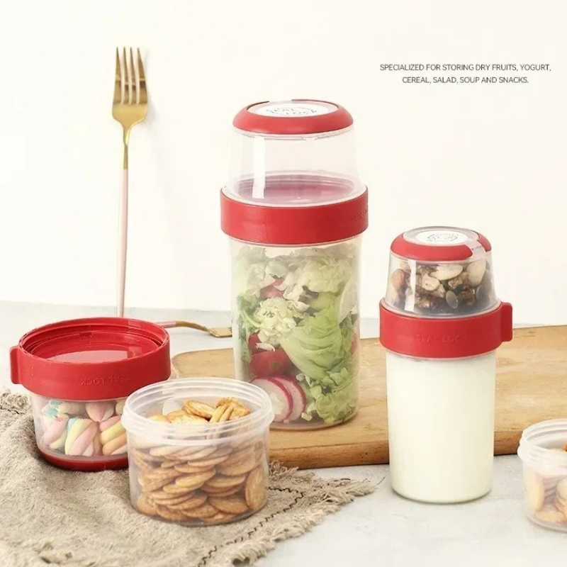Taşınabilir Plastik Kahvaltı K - Meal Prep Oatmeal Jars incelemesi ve fiyatı