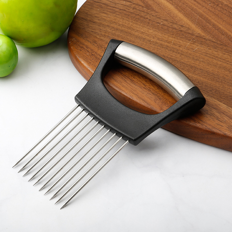 Paslanmaz Çelik Soğan Kesici T - Onion Holder Slicer incelemesi ve fiyatı