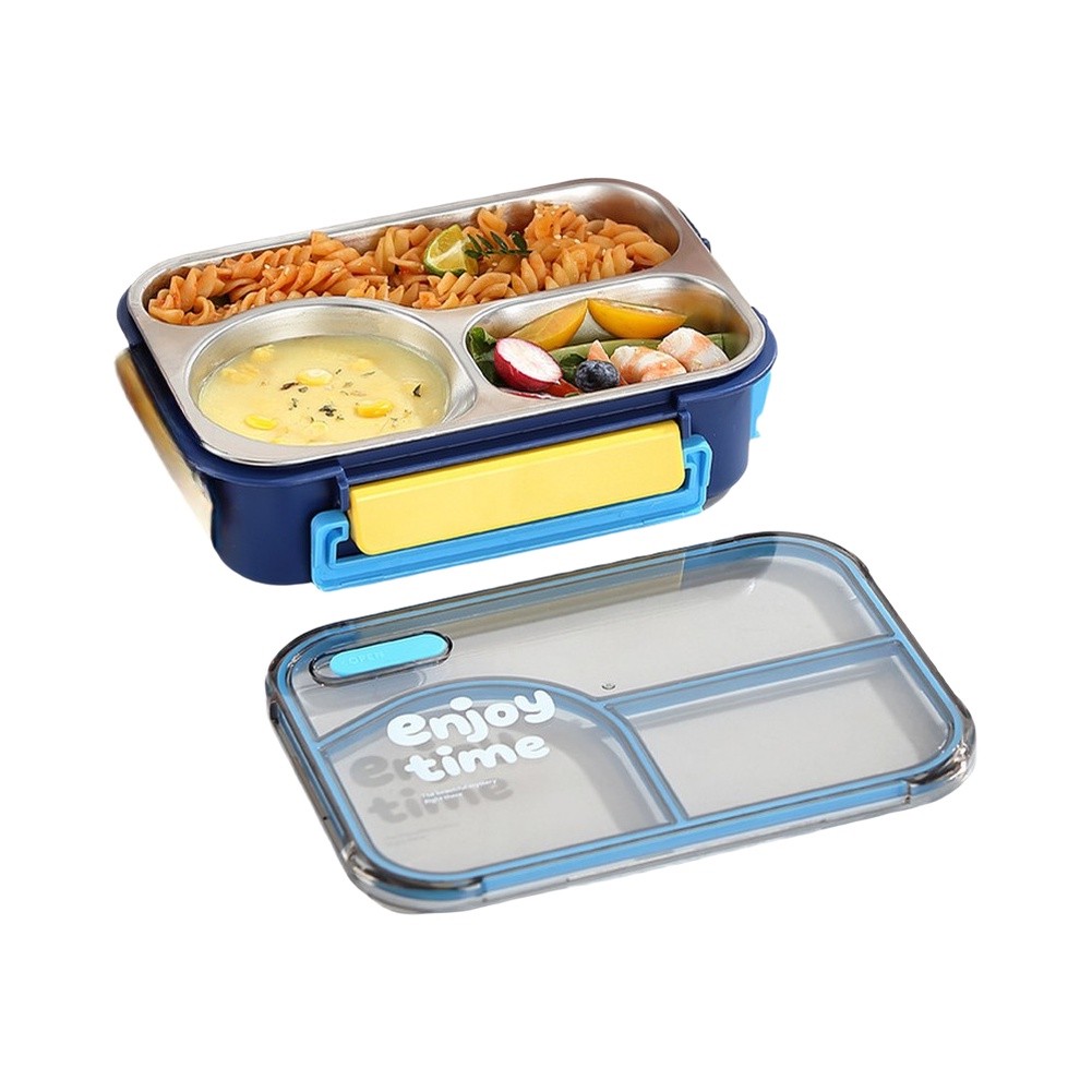 650ml 3 Bölmeli Sızdırmaz Pasl - Meal Prep Yellow incelemesi ve fiyatı