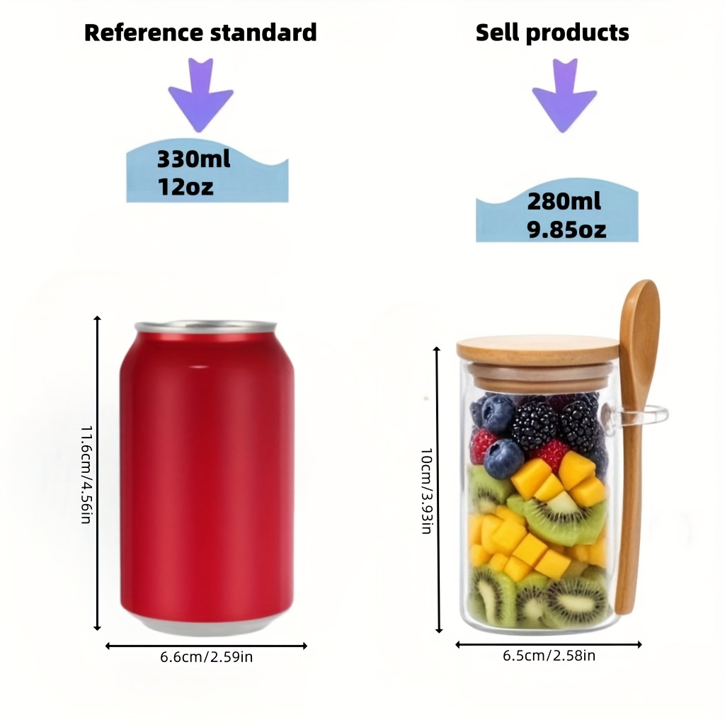 4/8/12 Adet, Kapaklı Yulaf Ezm - Meal Prep Oatmeal Jars incelemesi ve fiyatı