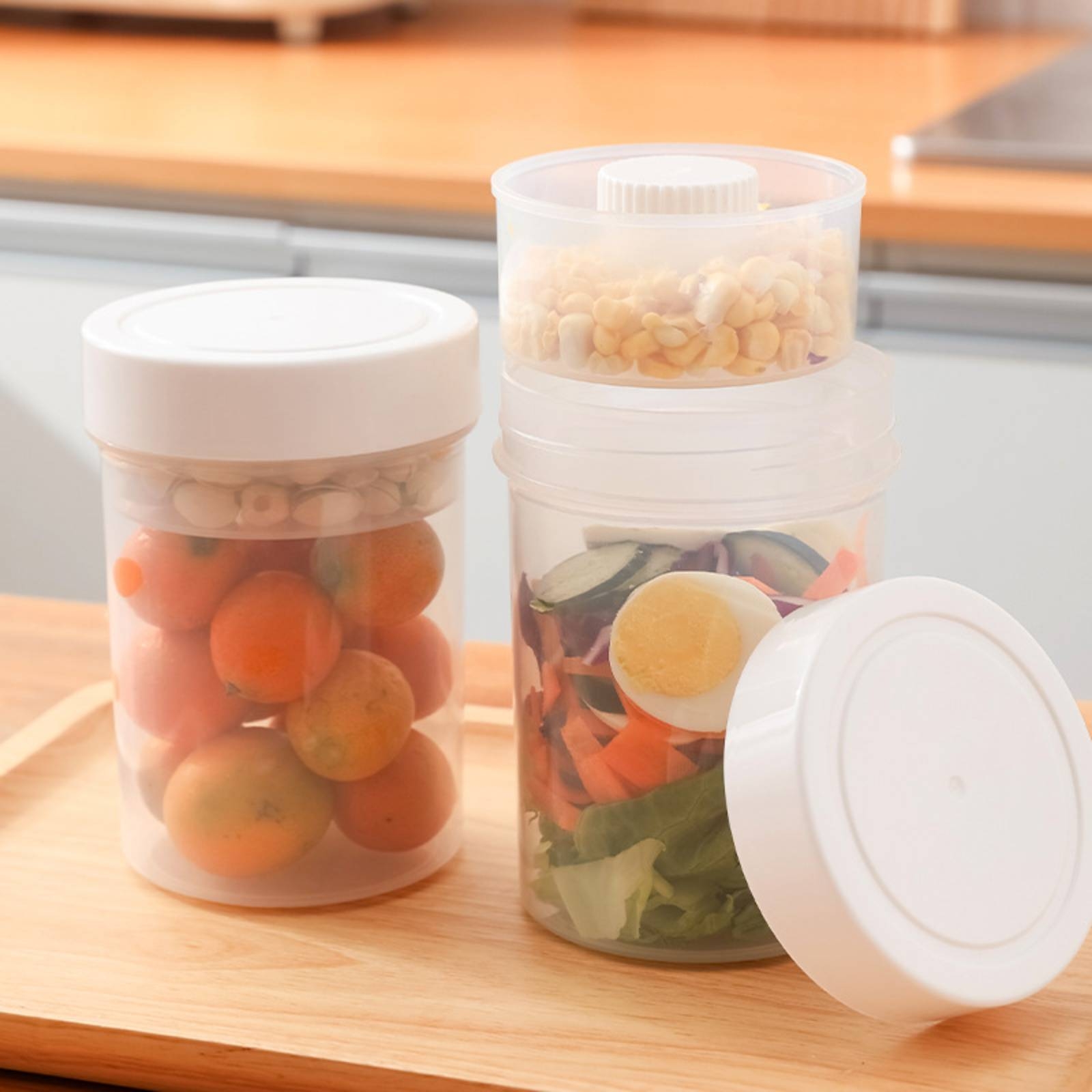 Çift Katmanlı Salata Kavanozu  - Meal Prep Jar Salad incelemesi ve fiyatı