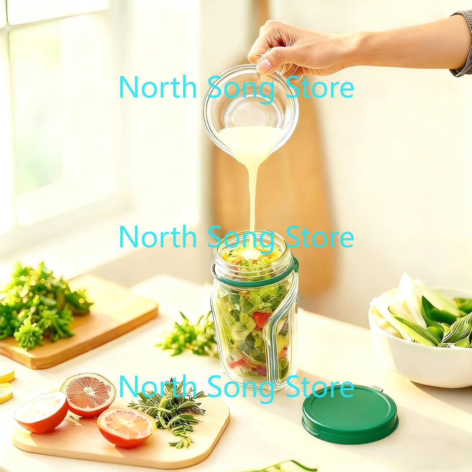 2026 Yeni Yan Açılır Salata Ka - Meal Prep Jar Salad incelemesi ve fiyatı