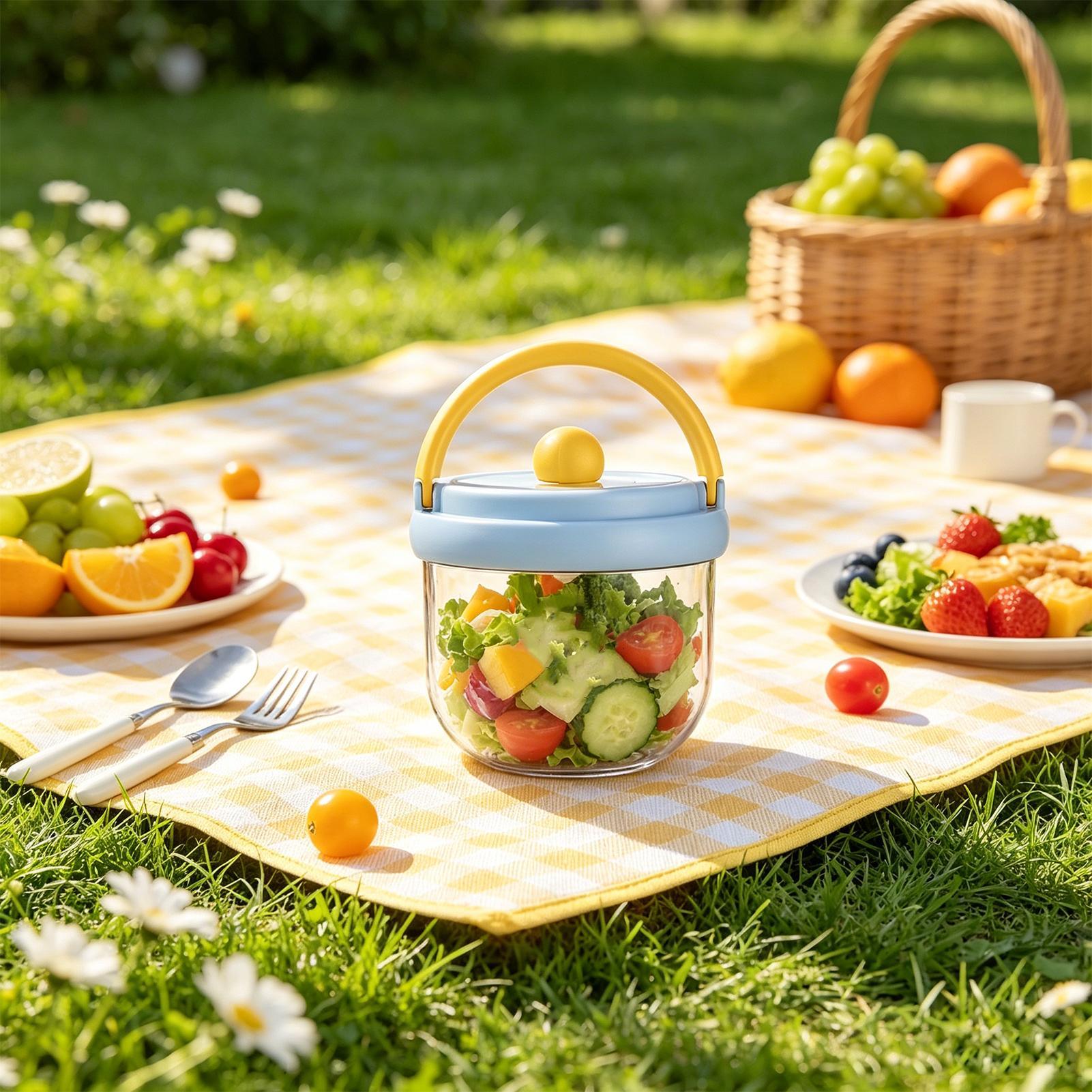 600 ml Seyahat Salata Kabı Sız - Meal Prep Jar Salad incelemesi ve fiyatı