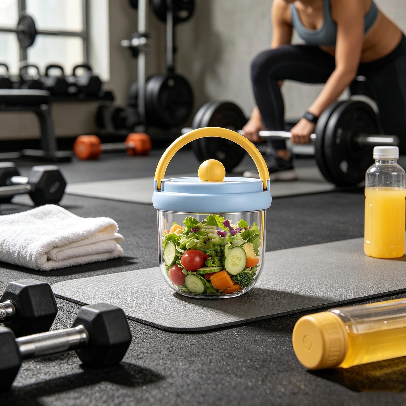 600 ml Seyahat Salata Kabı Sız - Meal Prep Jar Salad incelemesi ve fiyatı