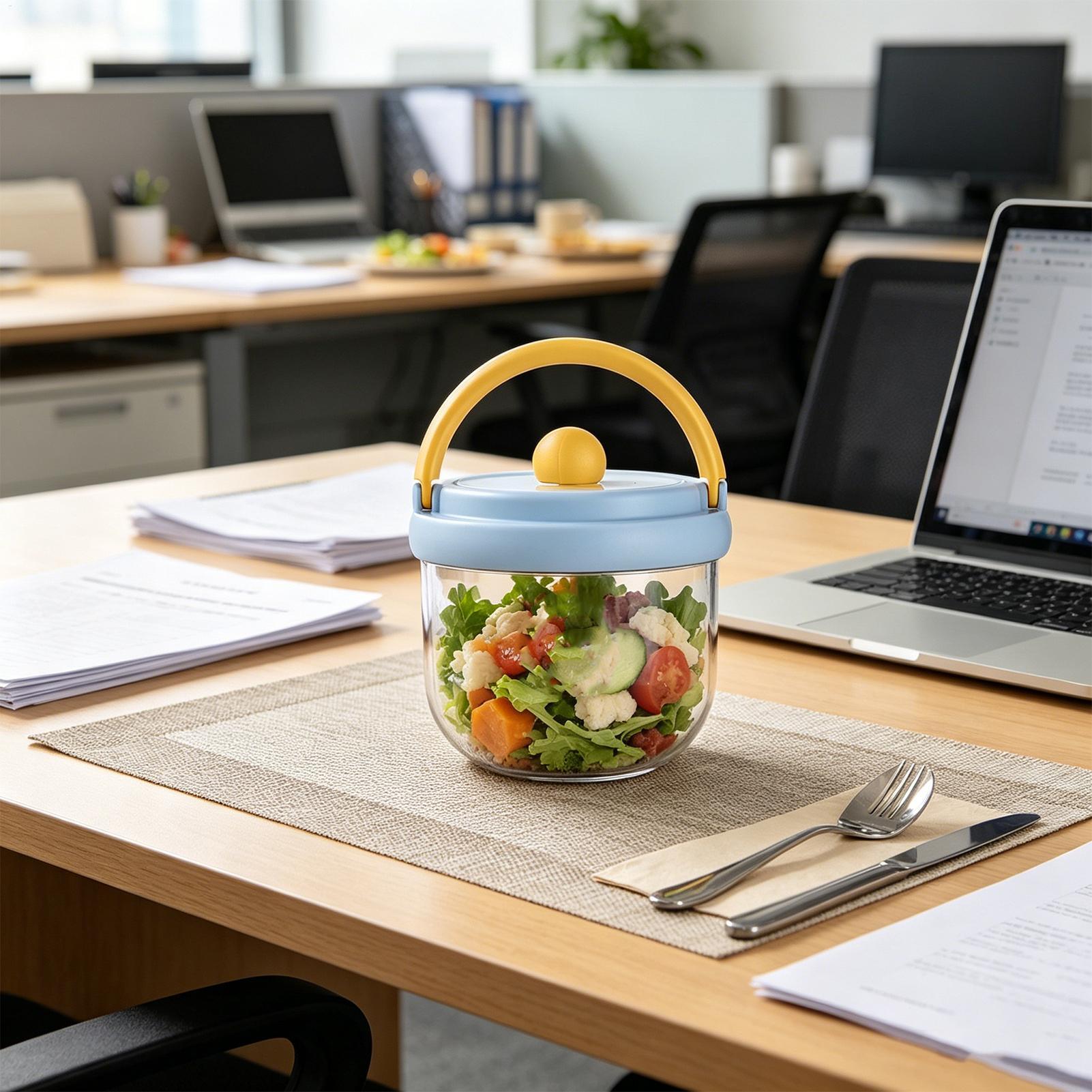 600 ml Seyahat Salata Kabı Sız - Meal Prep Jar Salad incelemesi ve fiyatı