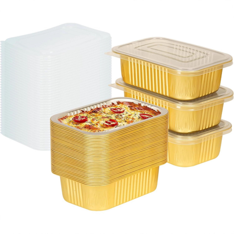 【20'li Paket 750ml Altın Kapla - Meal Prep Oven Safe Containers incelemesi ve fiyatı