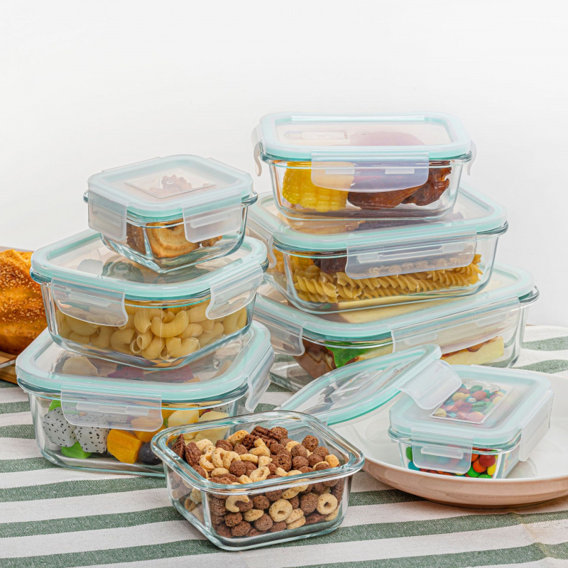 8 adet mühürlü cam gıda saklam - Meal Prep Oven Safe Containers incelemesi ve fiyatı