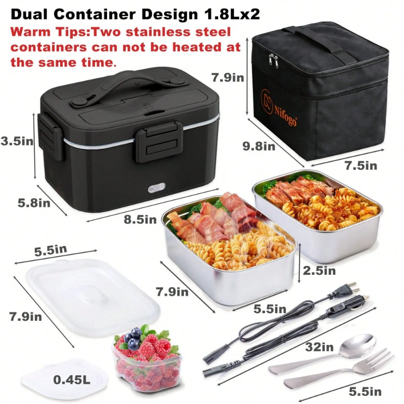 100W Elektrikli Isıtmalı Yemek - Meal Prep Bag incelemesi ve fiyatı