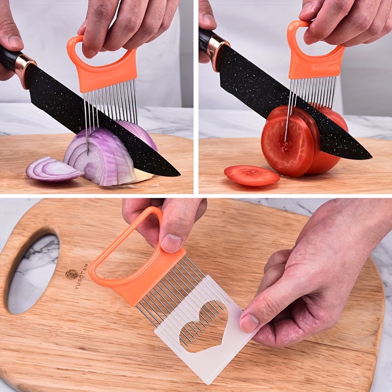 1/4 adet paslanmaz çelik soğan - Onion Holder Slicer incelemesi ve fiyatı