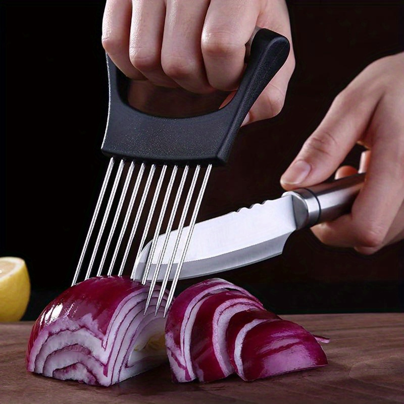 Paslanmaz Çelik Soğan Kesici T - Onion Holder Slicer incelemesi ve fiyatı