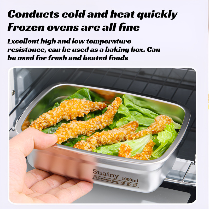 Premium Paslanmaz Çelik Gıda S - Meal Prep Oven Safe Containers incelemesi ve fiyatı