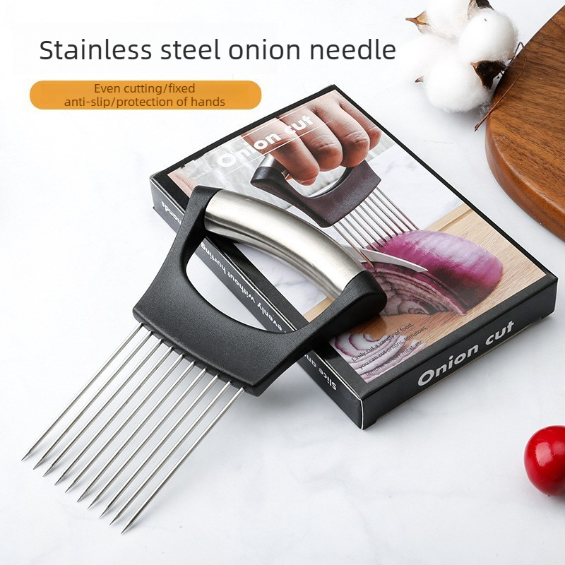 Paslanmaz Çelik Soğan Dilimley - Onion Holder Slicer incelemesi ve fiyatı