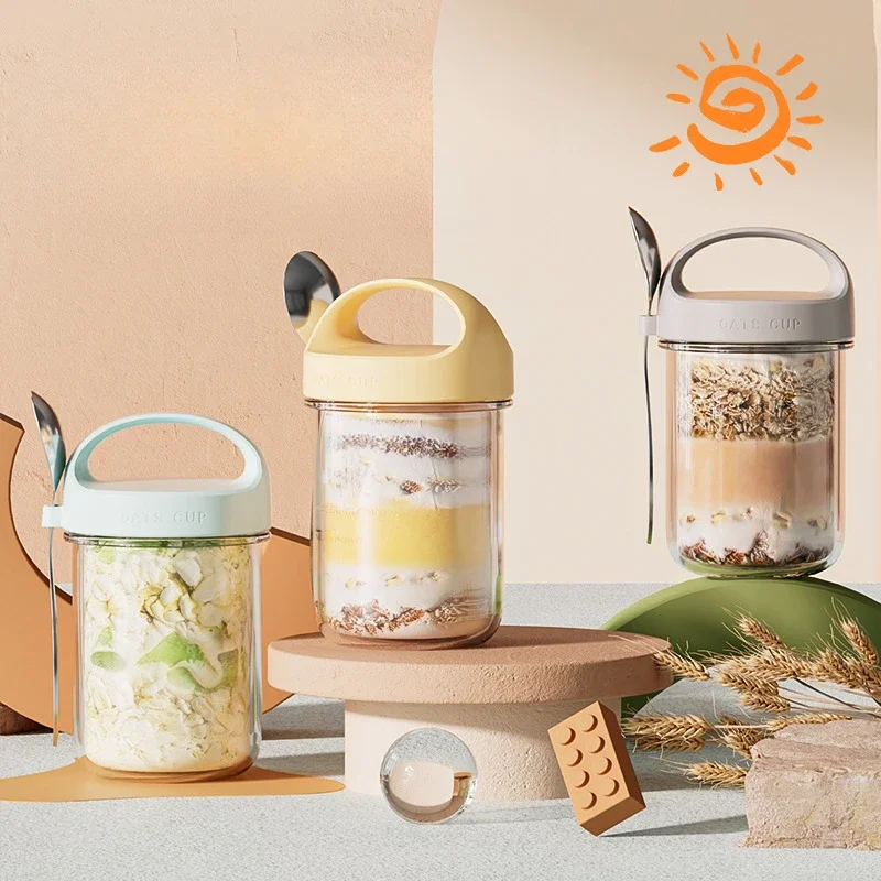 420 ML Yeni Kahvaltı Bardak Yu - Meal Prep Oatmeal Jars incelemesi ve fiyatı