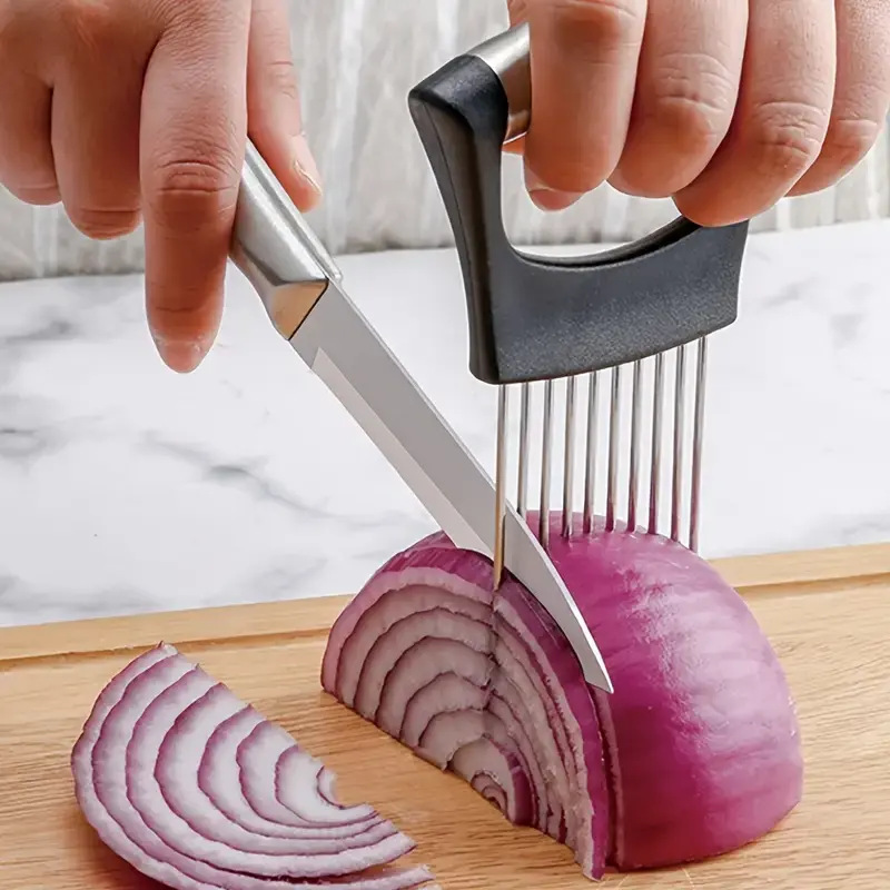 Paslanmaz Çelik Soğan İğnesi D - Onion Holder Slicer incelemesi ve fiyatı