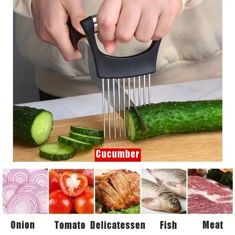 Paslanmaz Çelik Soğan İğnesi D - Onion Holder Slicer incelemesi ve fiyatı