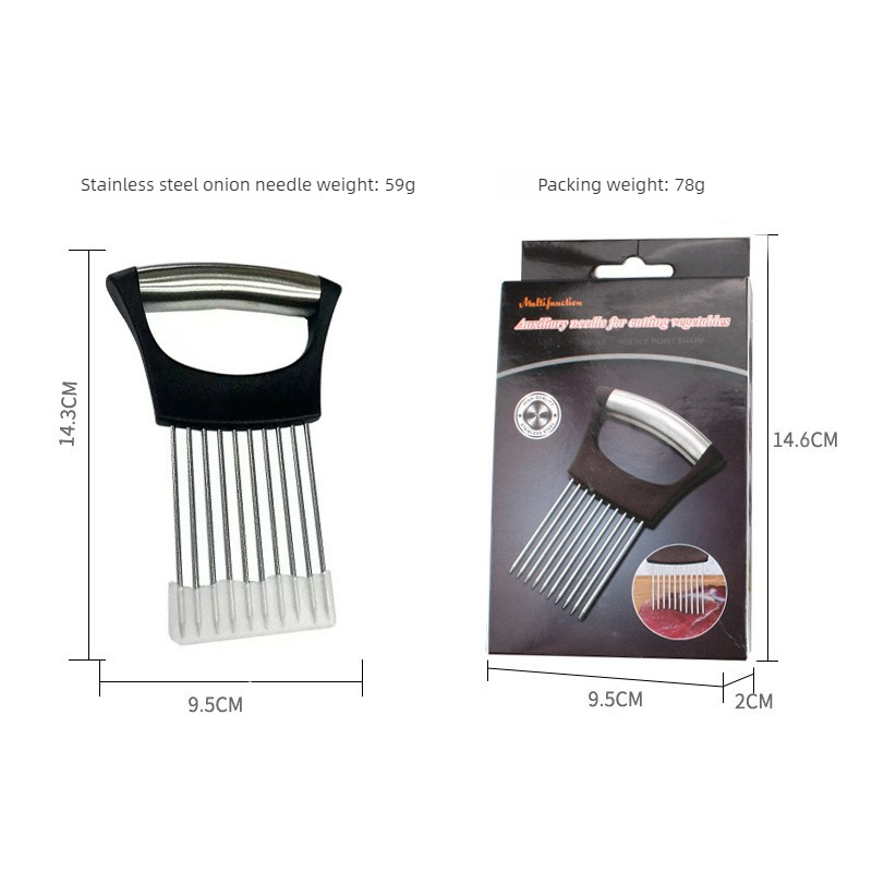 Paslanmaz Çelik Soğan İğnesi D - Onion Holder Slicer incelemesi ve fiyatı