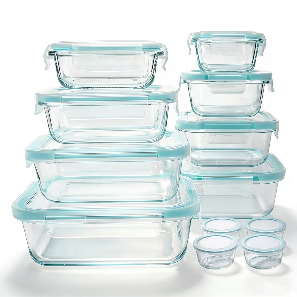 24 Parça Cam Gıda Saklama Kabı - Meal Prep Oven Safe Containers incelemesi ve fiyatı