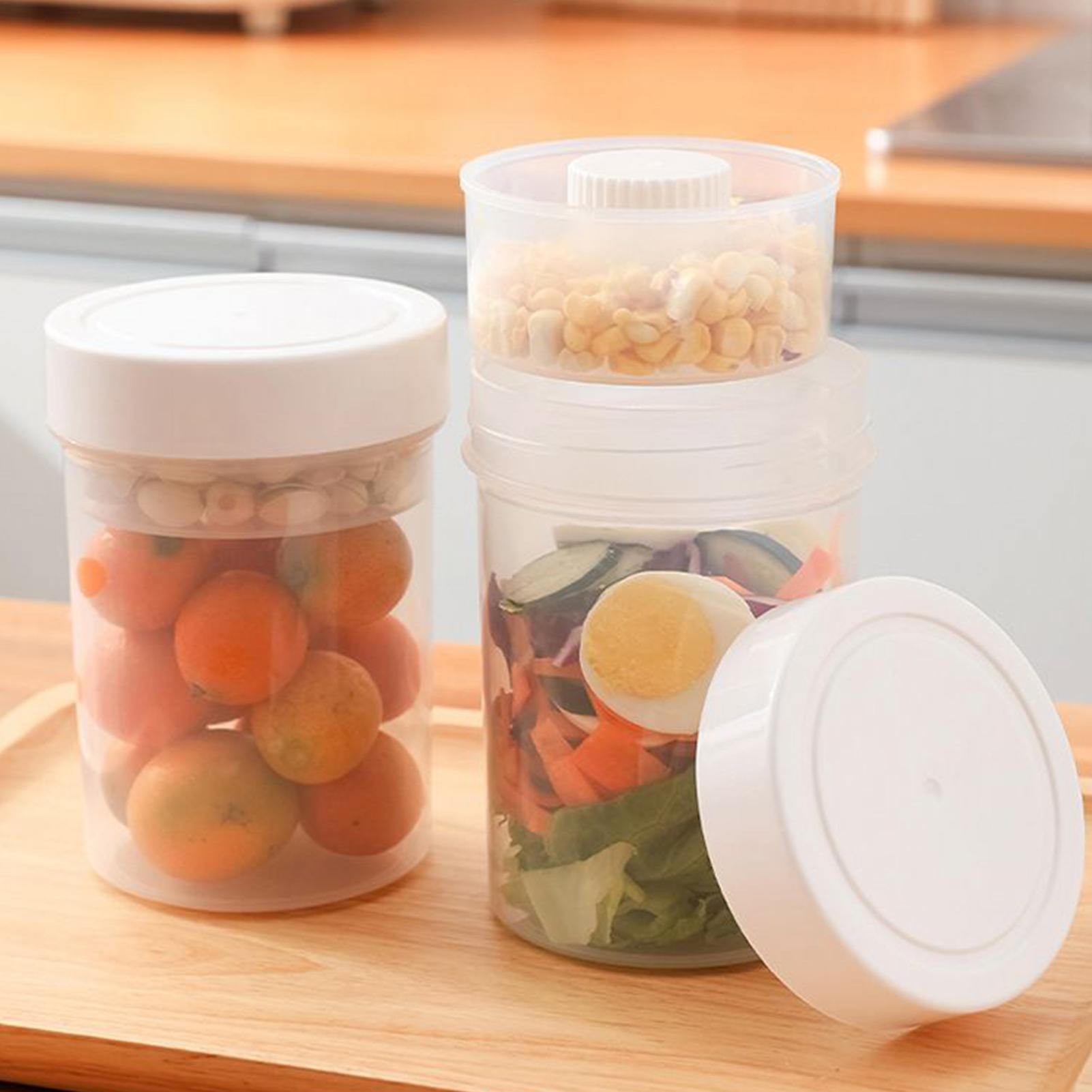 Kapaklı Salata Kavanozları Yem - Meal Prep Jar Salad incelemesi ve fiyatı