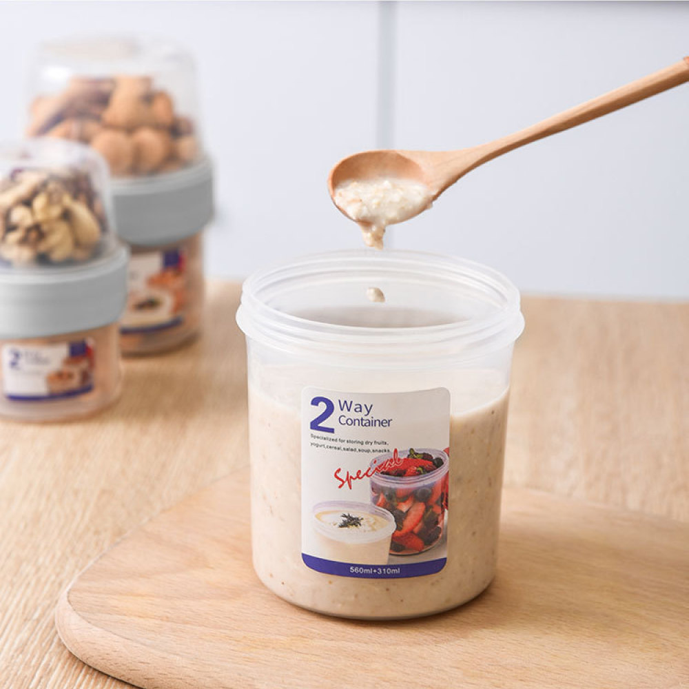 Çift Katmanlı Sızdırmaz Yiyece - Meal Prep Jar Salad incelemesi ve fiyatı