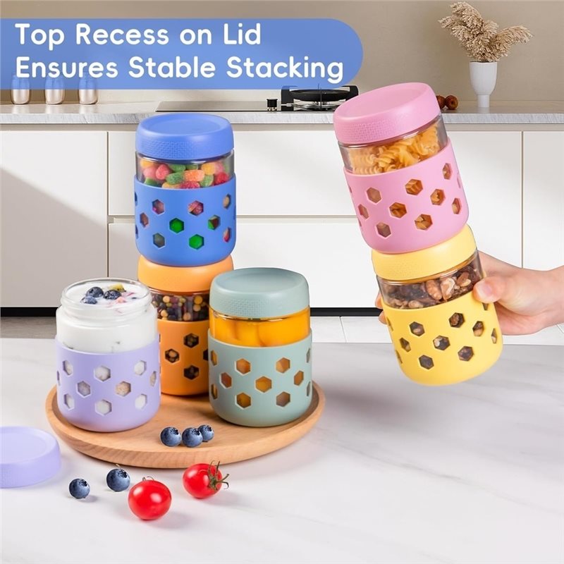 ABMH-Hava Geçirmez Kapaklı Cam - Meal Prep Oatmeal Jars incelemesi ve fiyatı